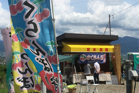 アクセス 宮本農園-さくらんぼ狩り-山梨県山梨市